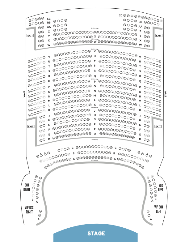 Seating Charts | State Theatre New Jersey